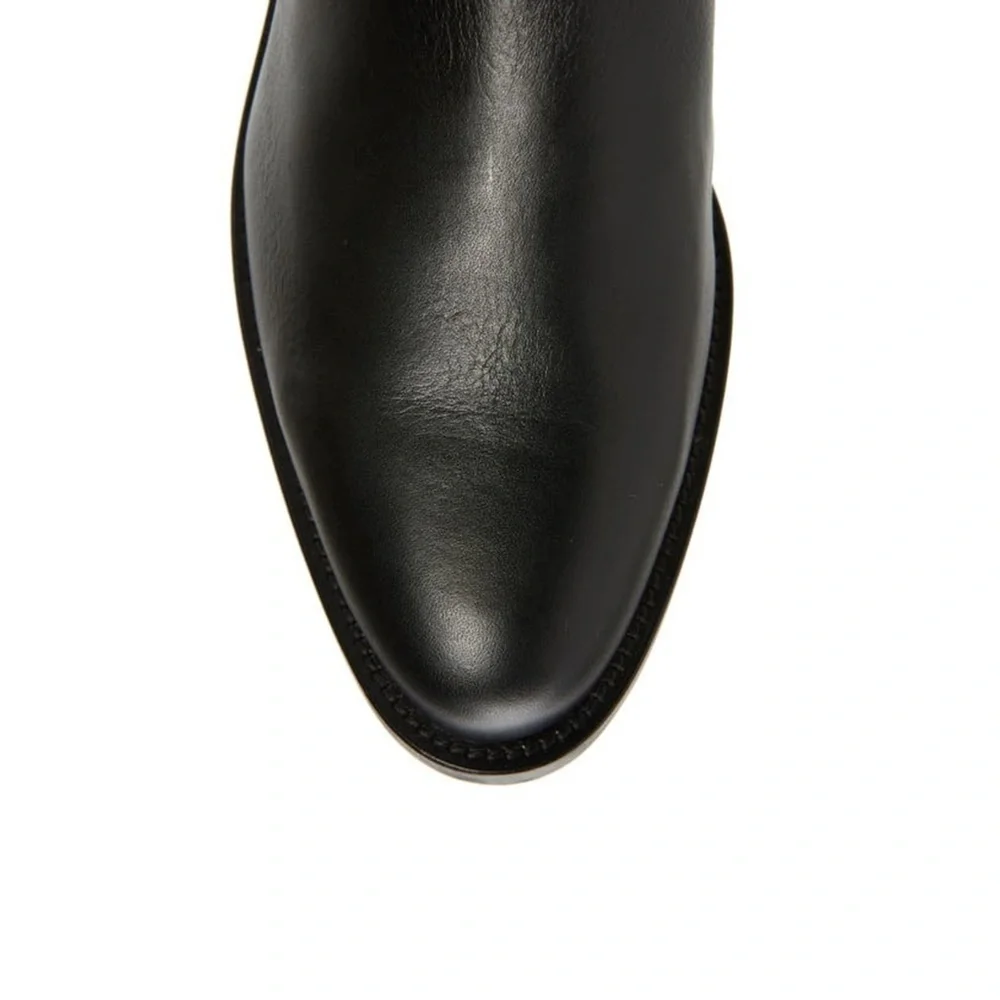 NEW Aquatalia Norina Waterproof Over the Knee Leather Boot in Black Sz. …